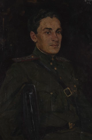 Портрет поэта А.И. Смердова. 1943
