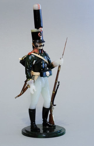 Рядовой мушкетер Сибирского пехотного полка. Кагульское сражение 21 июня 1770 года
