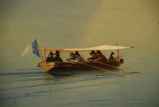 Итальянское побережье. Фрагмент. 1854