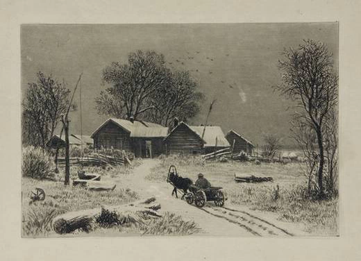Первый снег. 1885