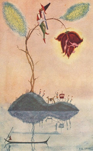 Такэо Такэи. Иллюстрация к сказке «Король Рам-Рам». 1926
