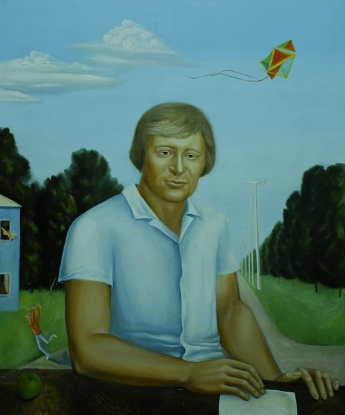 Портрет доктора физико-математических наук Ю. Ершова. 1977